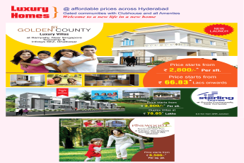 Reside in gated communities with clubhouse and all amenities at Modi Projects in Hyderabad